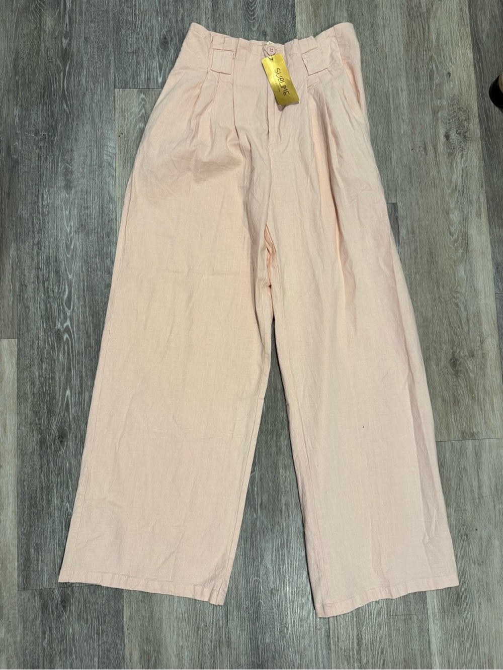 NWT Sublime Collection 97% COTTON
3%ELASTANE light pink pants.